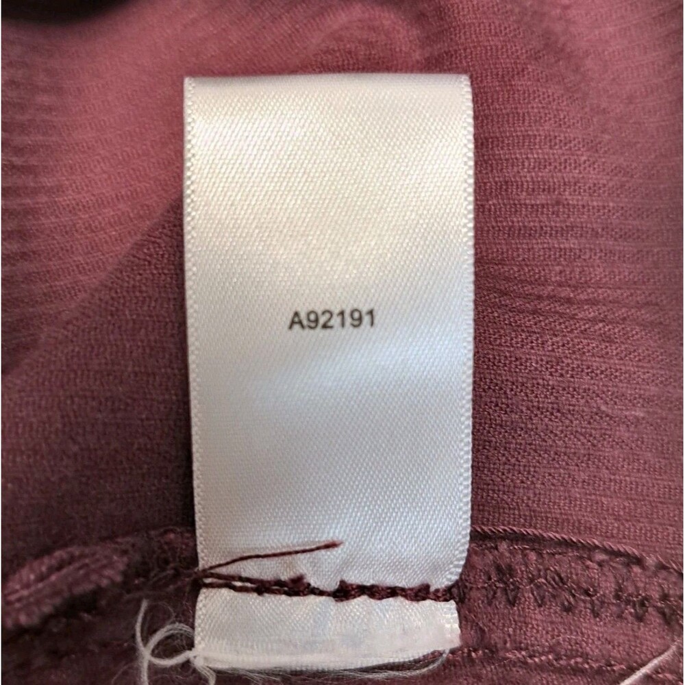 Denim & Co Burgundy Corduroy Button Up Vest Women's 1X - Picture 5 of 7